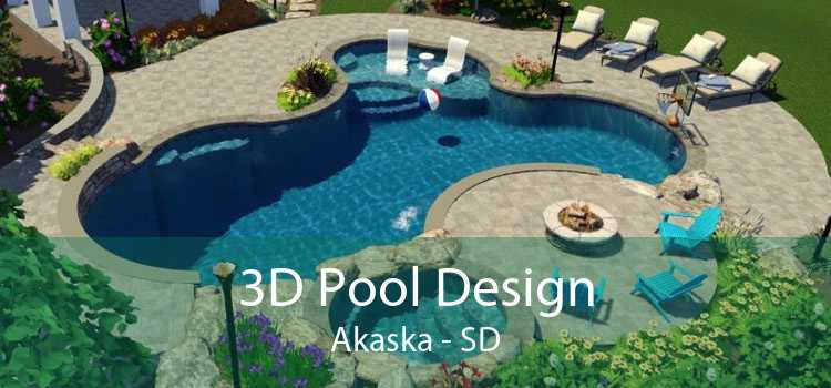 3D Pool Design Akaska - SD