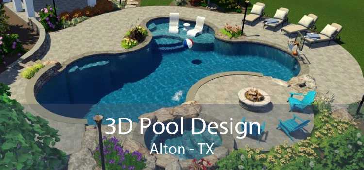 3D Pool Design Alton - TX