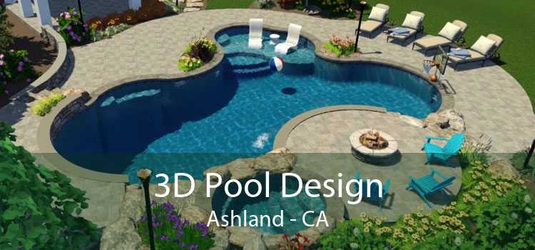 3D Pool Design Ashland - CA