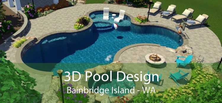 3D Pool Design Bainbridge Island - WA