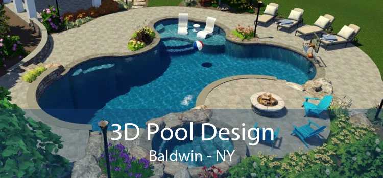3D Pool Design Baldwin - NY